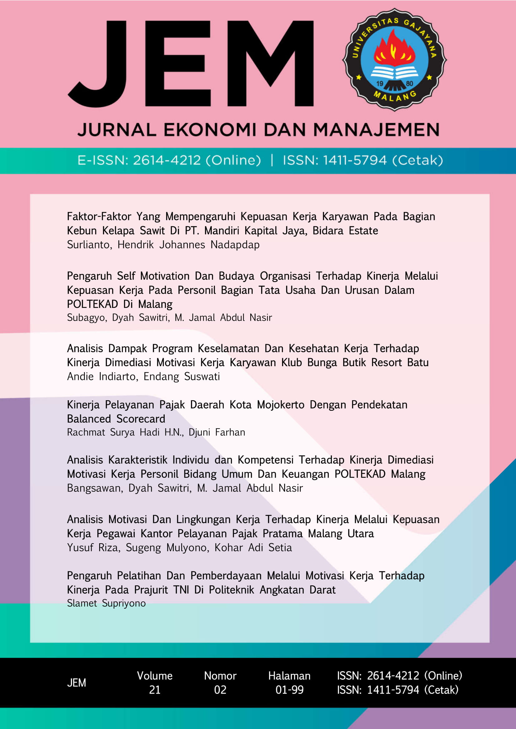 Jurnal Ekonomi dan Manajemen